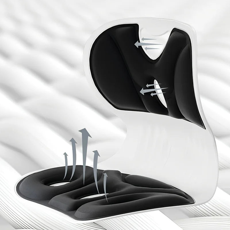 Coussin lombaire ergonomique – Soulage le dos, état impeccable