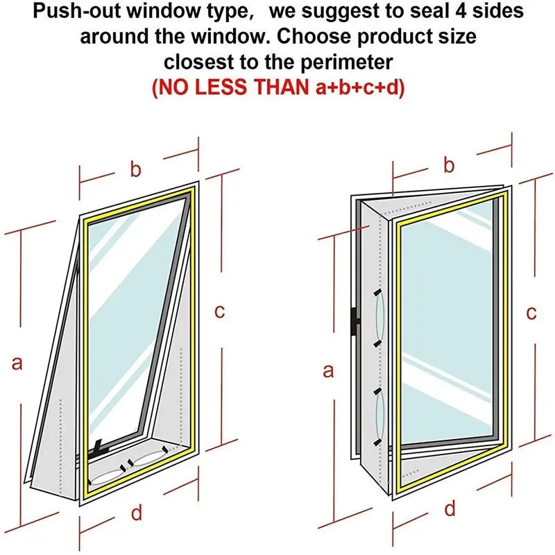 AirLock Window Seal for Portable Air Conditioner,3m 4m Flexible Cloth Sealing Plate Window Seal with With Zip and Adhesive Fast